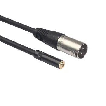 

0.3M Xlr 3-Pin Male To 3.5Mm Stereo Plug Shielded Microphone Microphone Cable Trs Cable Jack 3.5 Male To Female 52923A