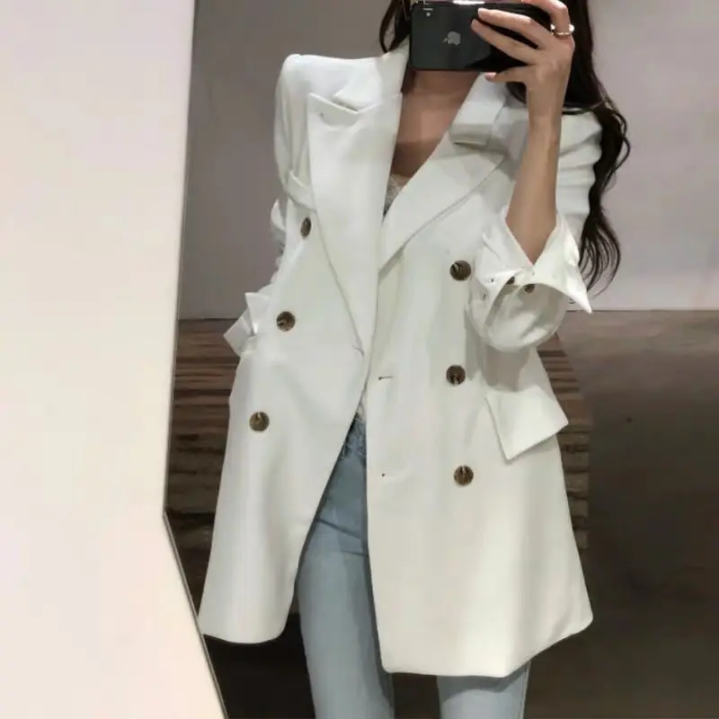 

CHIC Small Suit Coat Women's Korean-style 2019 Spring And Autumn New Style British Style Loose Casual WOMEN'S Suit Jacket Fashio