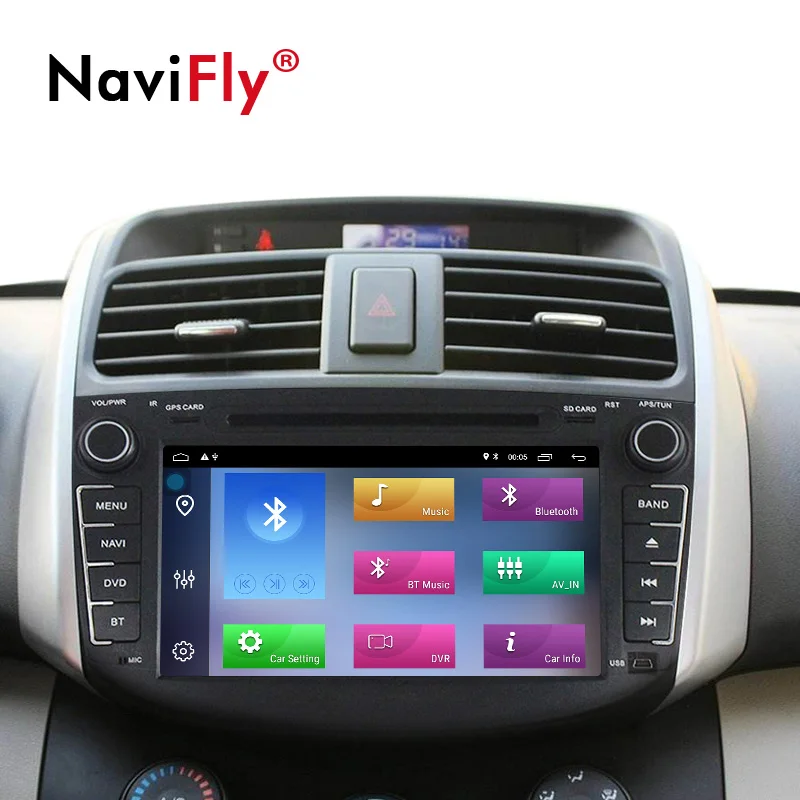 Cheap NaviFly Android 9.1 Car Multimedia GPS Radio player for Lifan X60 stereo DVD player WIFI BT CANBUS Quad Core 2G RAM 32G ROM FM 5