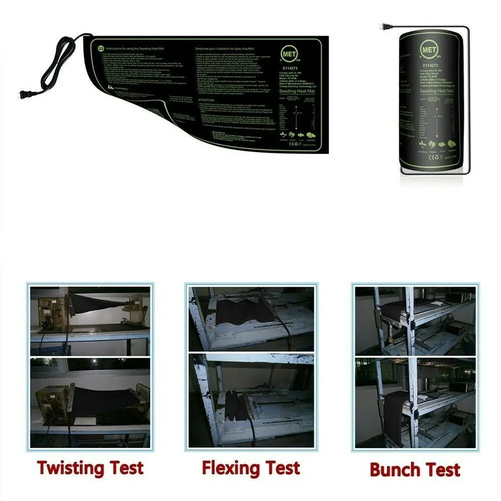Seedling Heating Mat 52*24CM Waterproof Plant Seed Germination Propagation Clone Starter Pad 110V/220V Garden Supplies