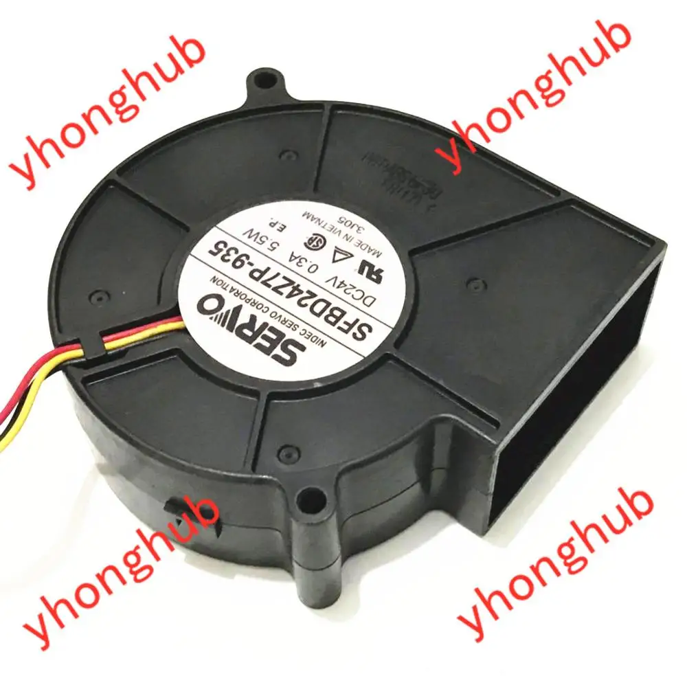 Сервопривод SFBD24Z7P-935 DC 24V 0.3A Размеры: 90x90x32 мм 3-Провода Сервер вентилятор
