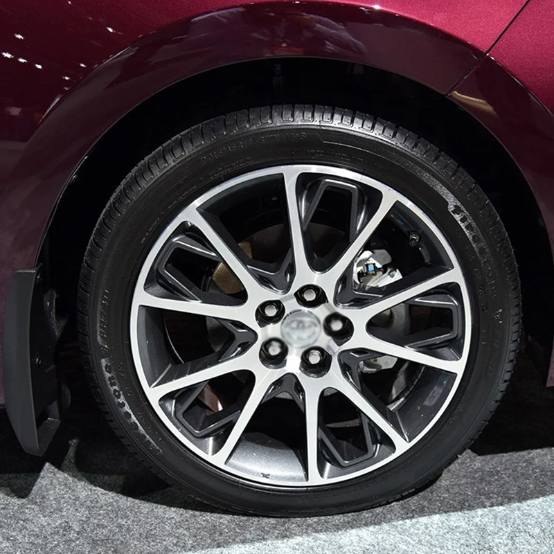4 조각 프론트 & 리어 머드 플랩 스플래쉬 머드 가드 머드 플랩 머드 가드 펜더 For Toyota Corolla Altis E170 2014-2017 액세서리