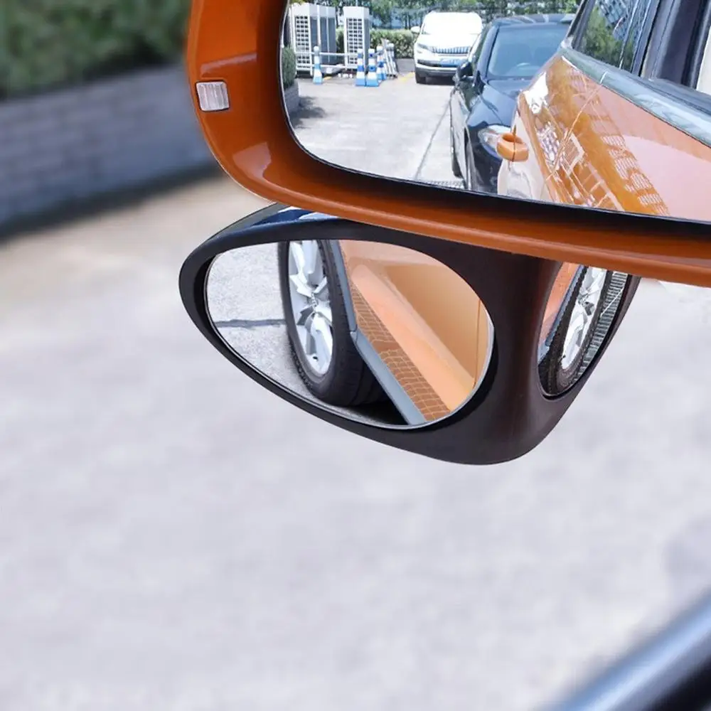

Car Double Vision Auxiliary Mirror Car Rear View Mirror Reversing Mirror Front And Rear Wheel Blind Zone Mirror