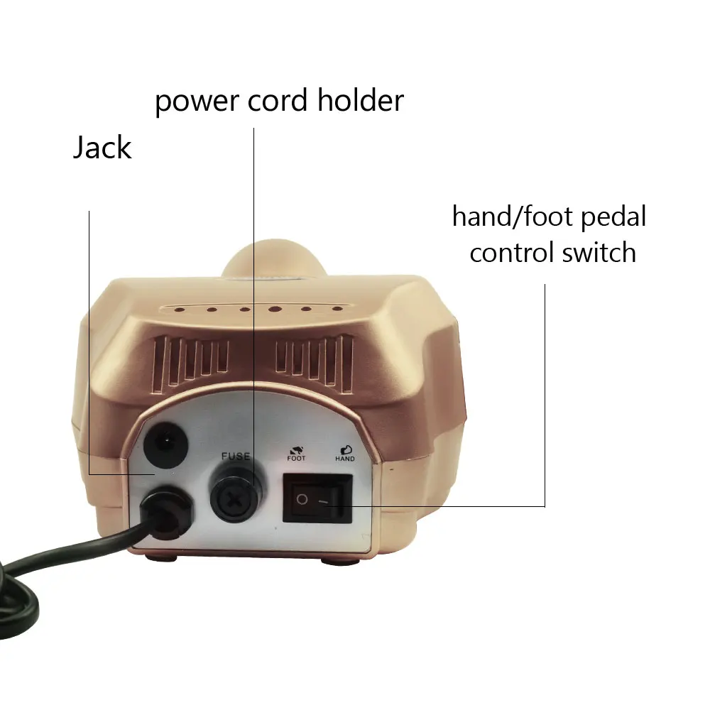  Nail Drill Machine 35000RPM Pro Manicure Machine Apparatus for Manicure Pedicure Kit Electric File 