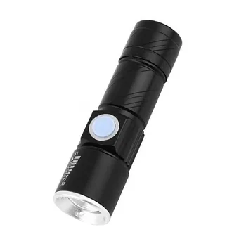 

Portable MiniB Chargeable Bright lustre Flashlight Waterproof Bike Lamp torch Bicycle Bracket clip houlder lanterna