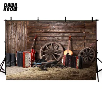 

DAWNKNOW Guitar Accordion Vinyl Photog aphy Background For Baby Photo Shoot Backdrop For Wedding Photo Studio G966