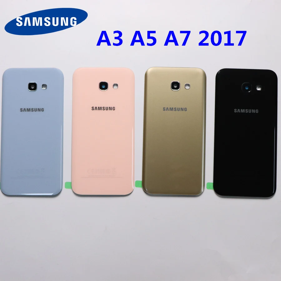 Задняя крышка батарейного отсека для SAMSUNG A320 A520 A720 стеклянная Samsung Galaxy A5 A3 A7 2017 SM