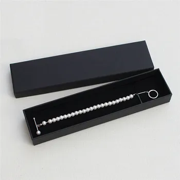 

Black Paper Package Case Ring Necklace Earrings Bracelet Jewelry Gift Box Decor