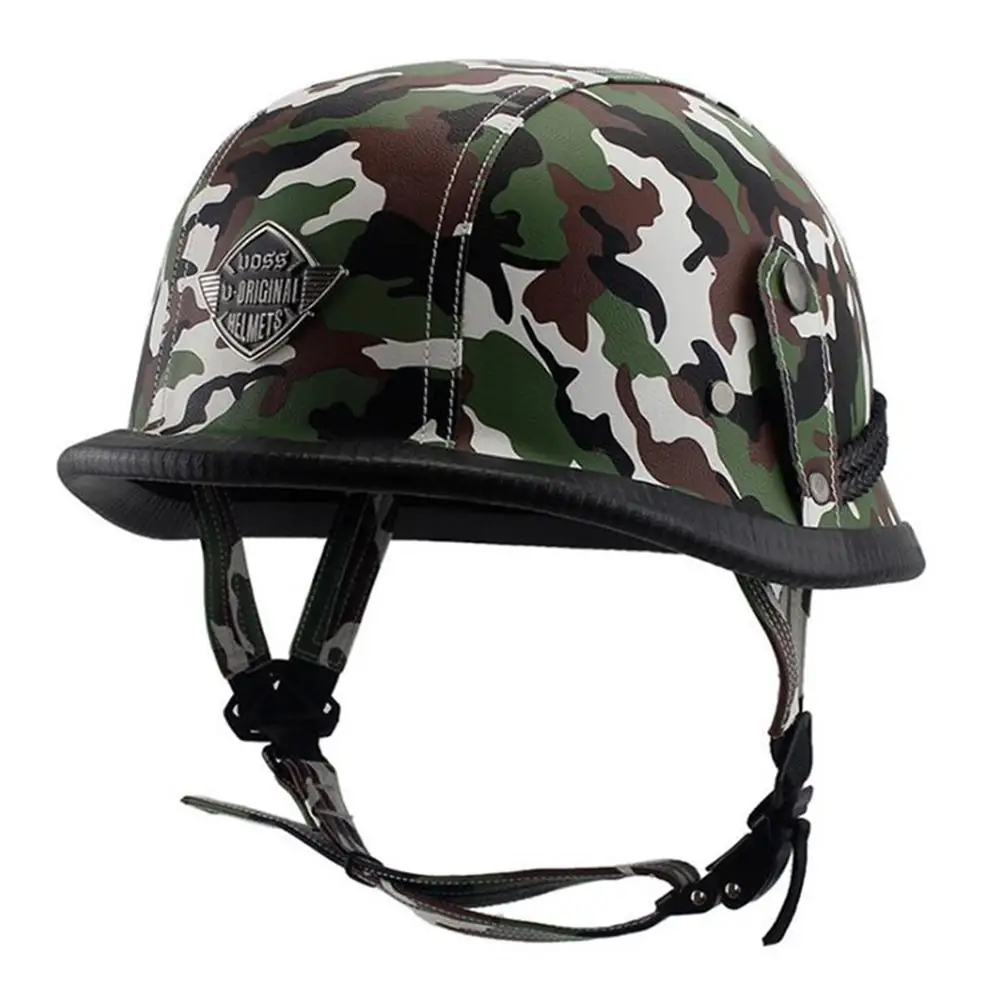 MeterMall Helmet Personal Retro Cruiser Motorcycle Helmet