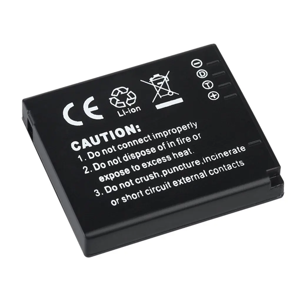 940MAH 3,6 V литий-ионная аккумуляторная батарея камера аккумулятор черный для PANASONIC DMW-CP8/DMC-FP8/DMC-FC25