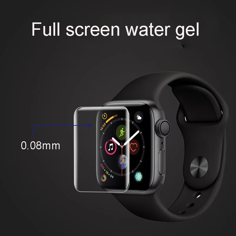 Гидрогелевая пленка для iWatch 4 3 защитная на весь экран Apple Watch 1 2 закаленная HD