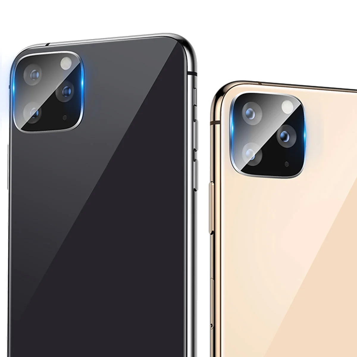Объектив камеры 3D полное покрытие защита из закаленного стекла 3 цвета для iphone11/11Pro/11Pro Max задняя камера протектор крышка аксессуары