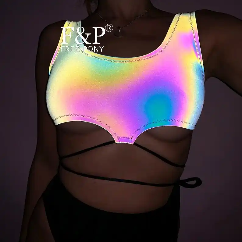 holographic bralette