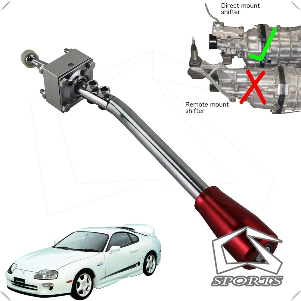 Короткоходный рычаг переключения передач+ рукоятка рычага переключения передач подходит для Toyota Supra 5 Скорость W50 W55 W57 W58 R154 78-02