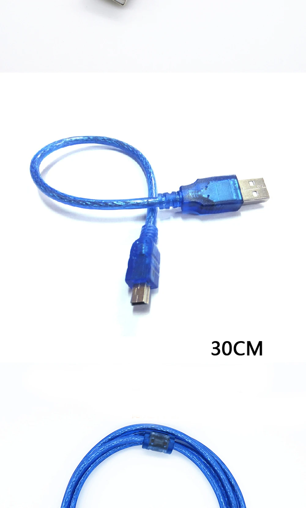 USB 2,0 Тип A в Mini 5Pin Мужской кабель для передачи данных 30 см 3 м 150 см 5 м Мини 5P USB кабель из фольги+ плетеный кабель для передачи данных помехи