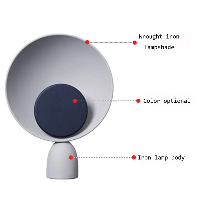Nordic Creative LED Iron Art Table Lights Lighting Design Modern Bar Counter Bedroom Bedside Decoration Study Lamp Light Fixture