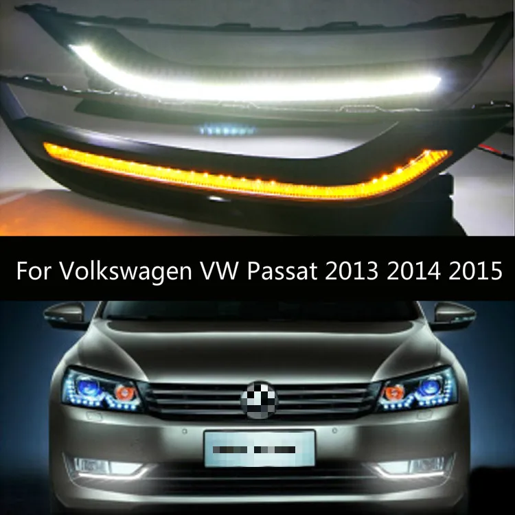 1Pair For Volkswagen VW Passat 2013 2015 Passat B7 LED DRL Daytime Running Lights Daylight light _ AliExpress Mobile