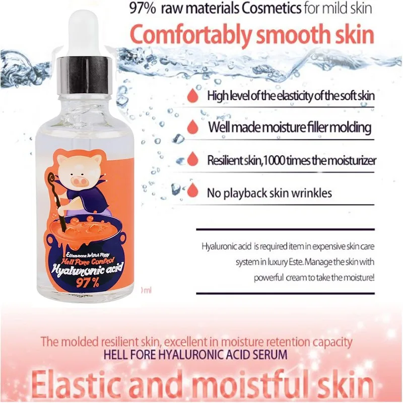 

Pore Control Hyaluronic Acid 97% Moisturizing Face Cream Skin Care Whitening Anti Winkles Beauty Skin Care 1pcs Hot