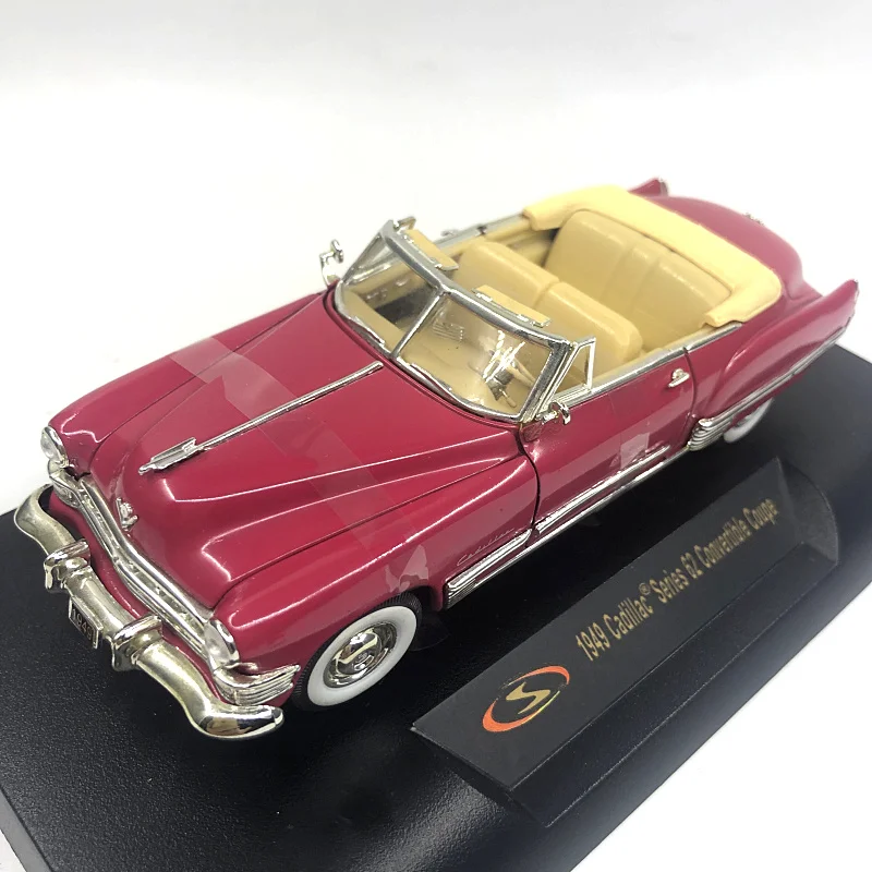 Фирменный 1:32 1949 Cadillac конвертируемый винтажный игрушечный автомобиль игрушки для детей литая под давлением модель автомобиля подарок на день рождения