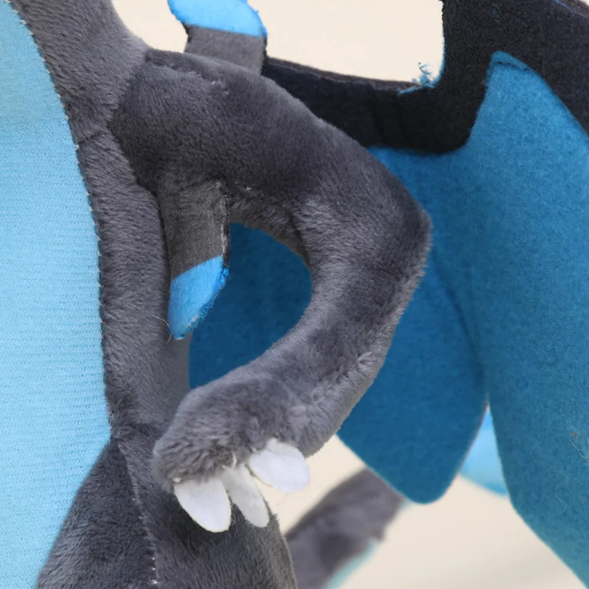 10 ''аниме, плюшевая Мега Новинка Charizard XY плюшевые игрушки синий Charizard мягкие куклы Подарочные игрушки 25-28 см
