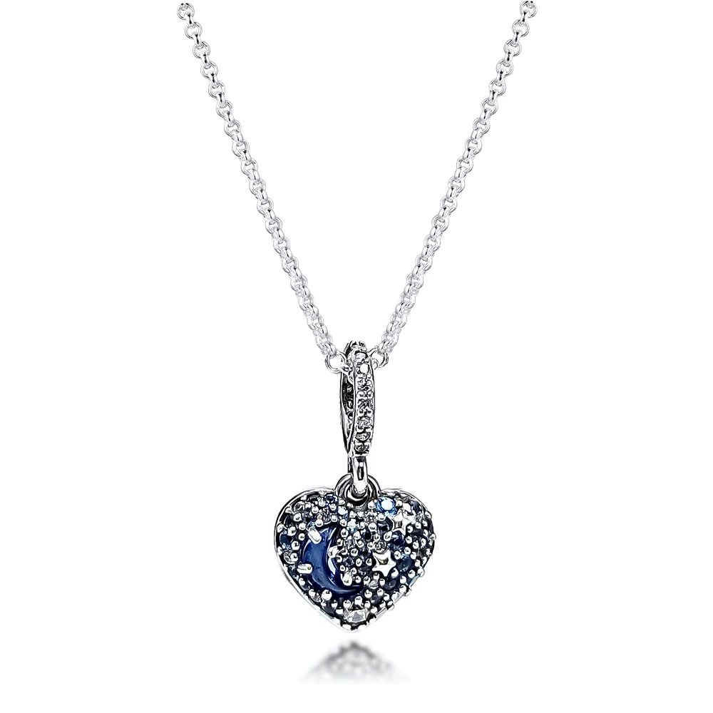 Sparkling Blue Moon \u0026 Stars Heart 