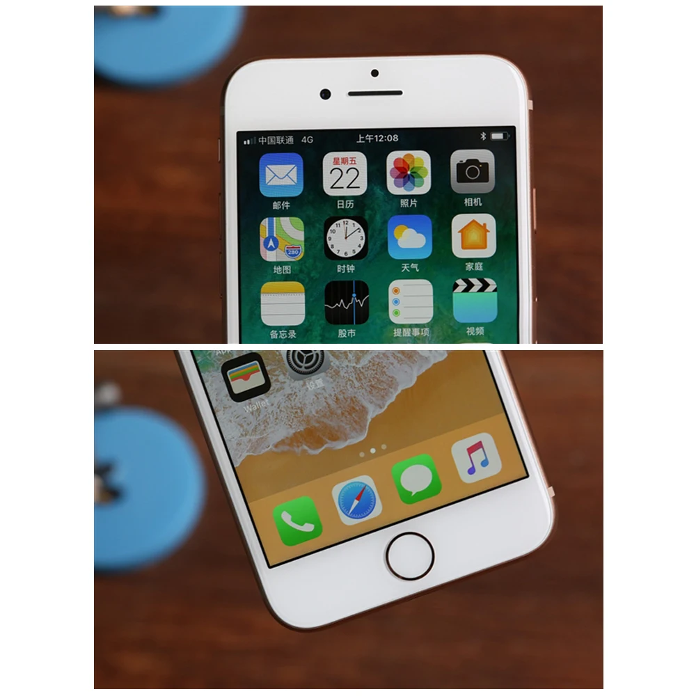Разблокированный Apple iPhone 8, 4,7 дюймов, шестиядерный процессор, 2 Гб ОЗУ, 64 ГБ/256 Гб ПЗУ, камера 12 МП и 7 мп, iOS(99% Новинка), NFC