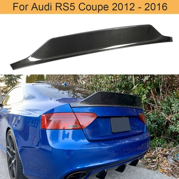 

RS5 Rear Trunk Spoiler Boot Lip Wing For Audi RS5 Coupe 2012 - 2016 Carbon Fiber Car Rear Wing Spoiler