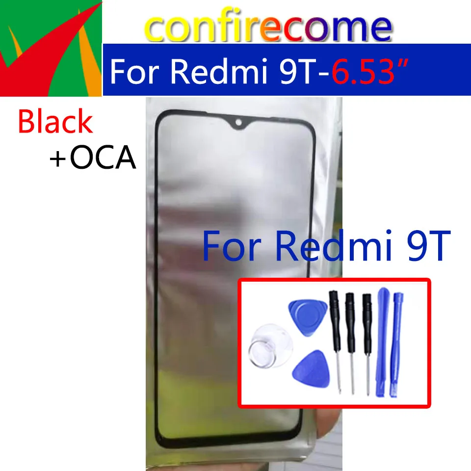 

Touch Panel Replacement For Xiaomi Redmi 9T Front Outer Glass Lens Cover+OCA
