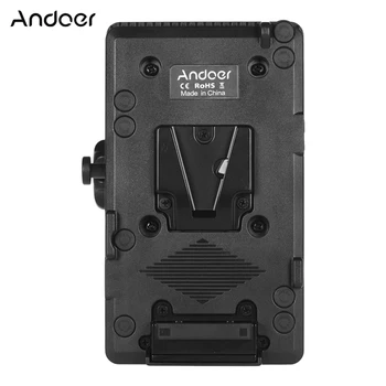 

Andoer V Mount V-Lock Camera Battery Plate Adapter Power System D-tap Connector W/ Clamp for Sony Camera Battery