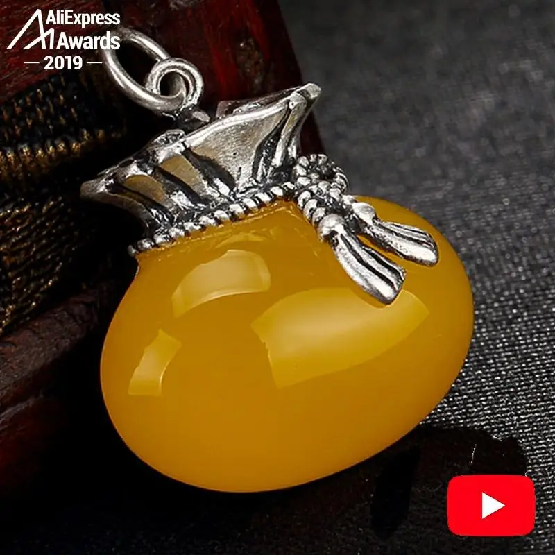 Кошелек из серебра S925 пробы с изображением Израиля янтаря китайского