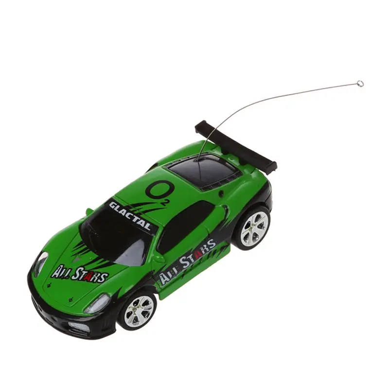 Mini RC Remote Controlled Car Racing Toys in the beverage can 1:58 (Green) New | Электроника