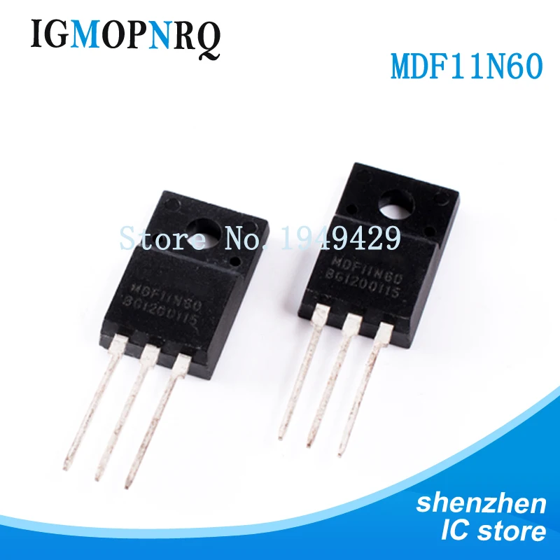 10 шт MDF11N60 TO-220 11N60 MDF11N60TH Новая быстрая доставка | Электронные компоненты и