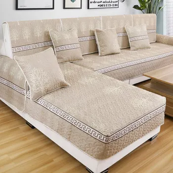 

Combination sofa cushion, non-slip fabric four seasons sofa cushion, embroidered cushion sofa towel