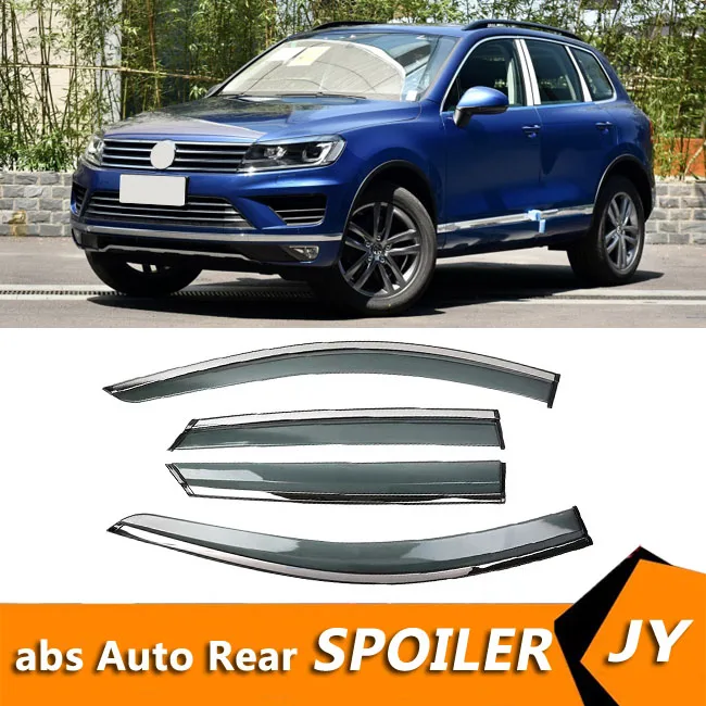 Juego De 4 Viseras Para Ventana Volkswagen Jetta Wagon 2001-2005 - Tinte Humo, Adhesivas, Anti Sol/lluvia