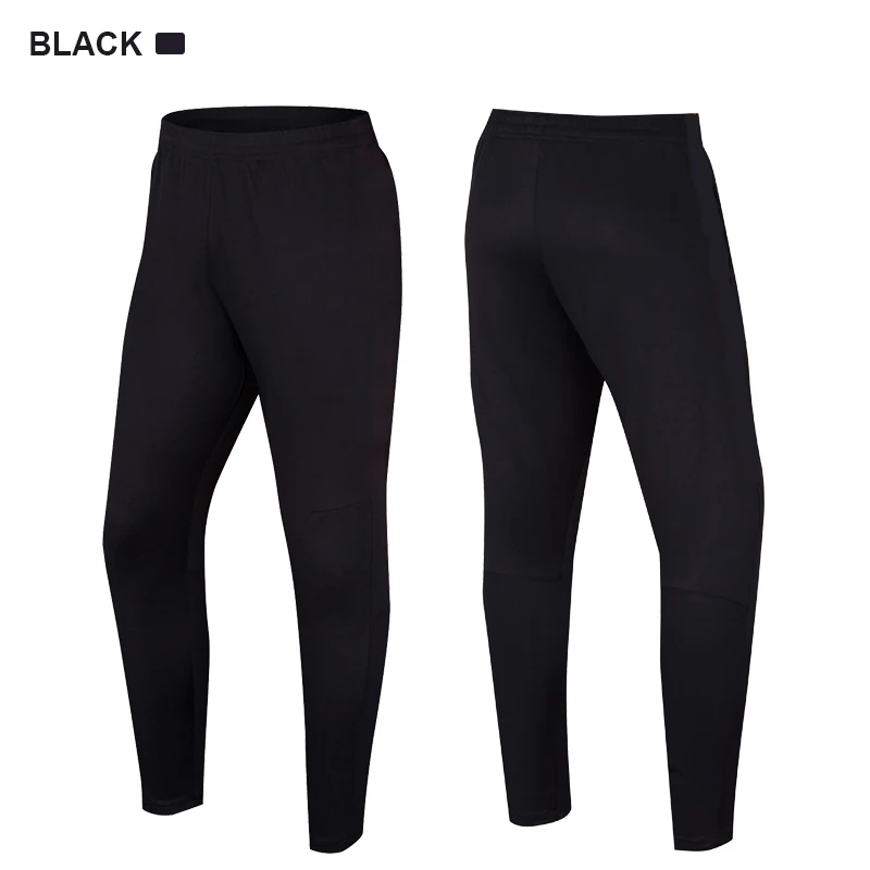 Футбольная форма на заказ, мужской футбольный костюм, теплый тренировочный костюм с длинным рукавом и принтом, Мужская толстовка для бега - Цвет: Black Pants