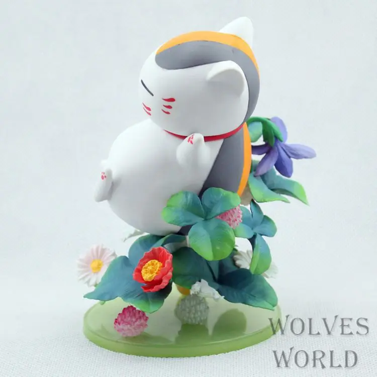 

Anime Natsume Friends Account Pressed Flower Story a Reward C Reward Cat Teacher Scene-Model Ornaments Garage Kit