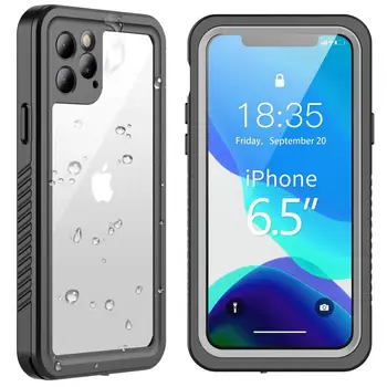 

IP68 Waterproof case For iPhone 11 6.5inch Shock Dirt Snow Proof Protection for iPhone11 Pro Max With Touch ID Phone Case Cover