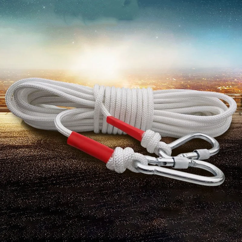 Fire Safety Rope Lifeline Nylon Rope Emergency Escape Rope Outdoor Climbing Rope Insurance Rope