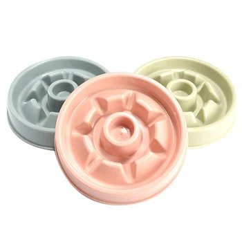 

Pet Plastic Slow Feeder Dog Cats Anti Slide Maze Bowl For Healthy Diet To Avoid Choking Small pet Accessories