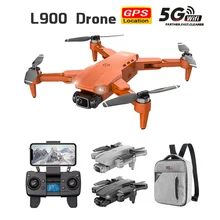 L900 PRO GPS Drone 4K Dual HD Kamera Professionelle Luft Fotografie Bürstenlosen Motor Faltbare Quadcopter RC Distance1200M