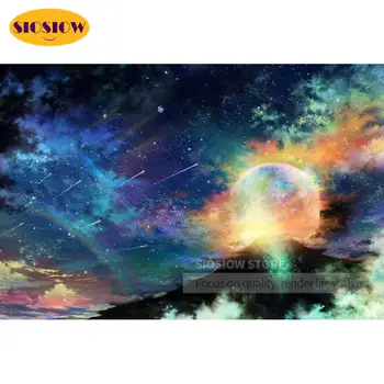 

5d Diamond Embroidery Universe Scenery Diamond Mosaic Rhinestones Painting Night Sky Full Round Planet Handmade Home Decor Room