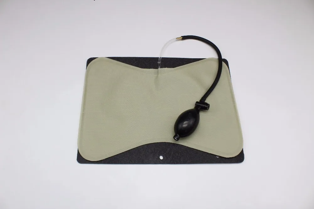 자동차 인테리어 시트 등받이 지지대, 요추 쿠션 베개, 수동 작동, 양방향 수동 팽창식 공압 마사지 부품