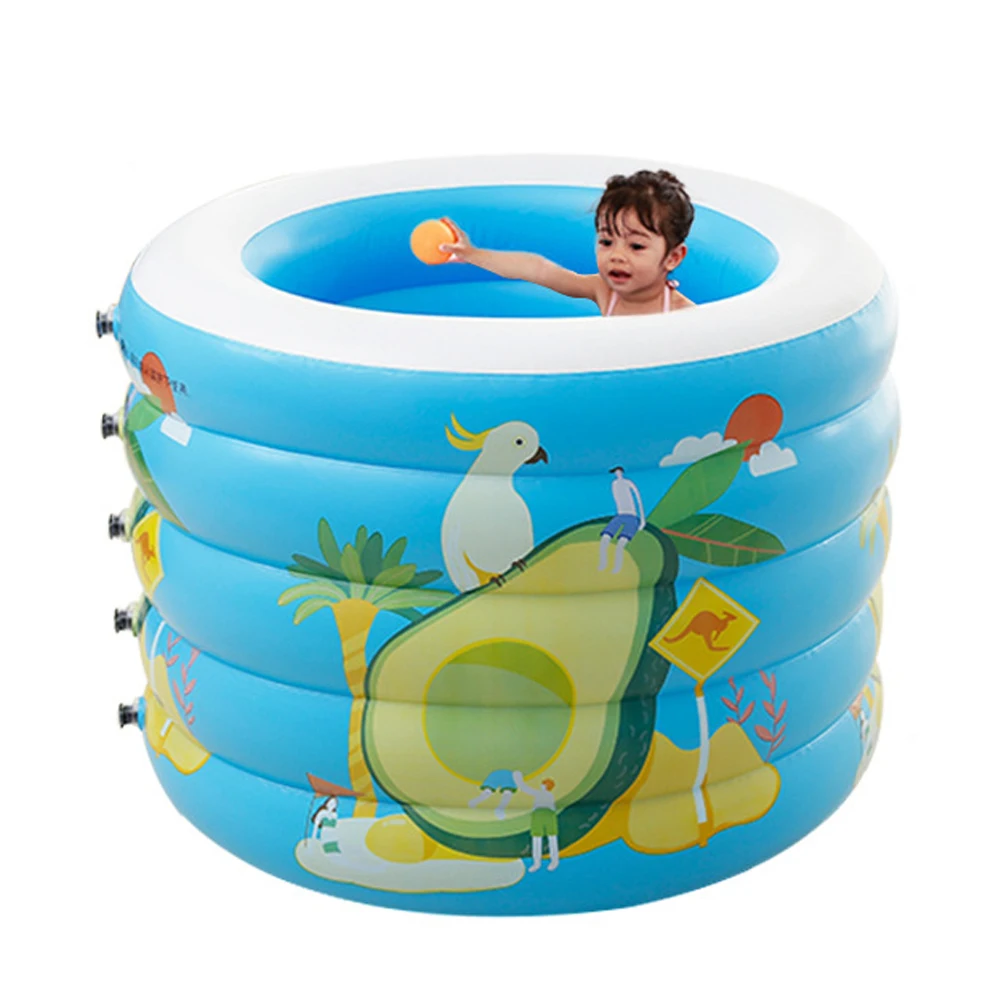 

Portable Indoor Outdoor Baby Swimming Pool Air Cushion Inflatable Bathtub Round Basin Summer Water Pool Children inflatable Pool