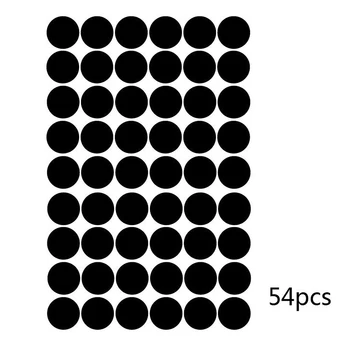 

Polka Dot Wall Sticker Gold Wall Decal 3cm*54PCS / 5m*20PCS Black Gray Baby Nursery Room DIY Dots Wall Sticker Home