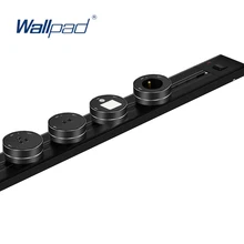 Wallpad trilha soquete redondo módulo diy ue reino unido eua tomada de energia usb carregador com indicador led para cozinha quarto sala chá mesa