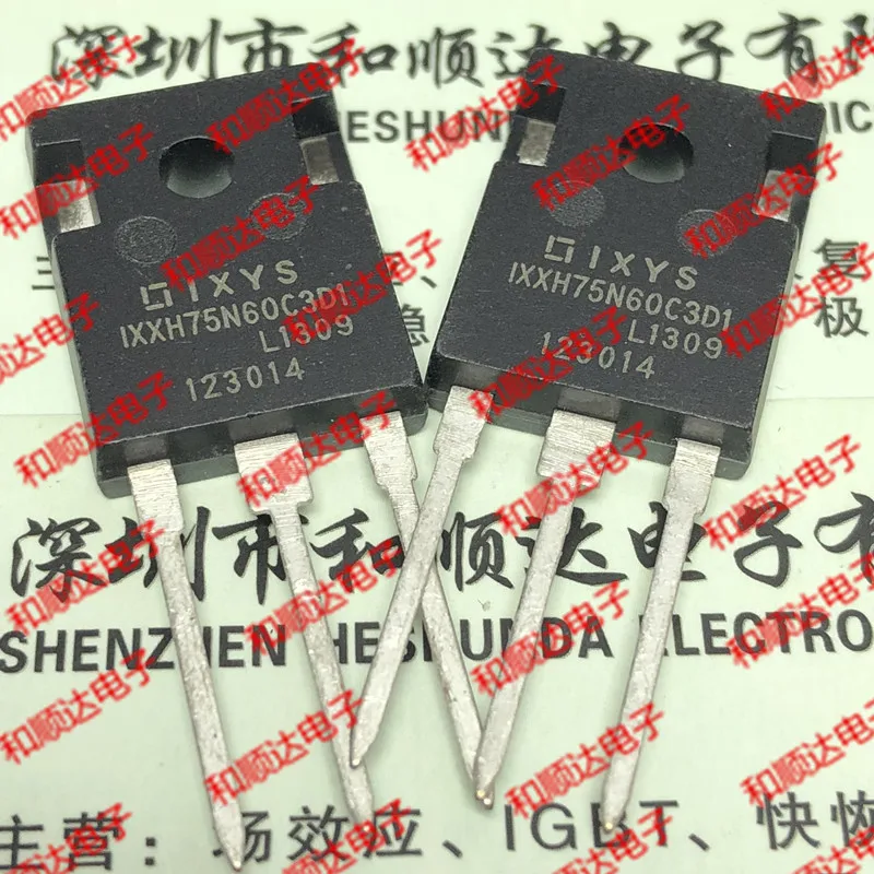 1 шт/IXXH75N60C3D1 TO-247 600V 150A TO247