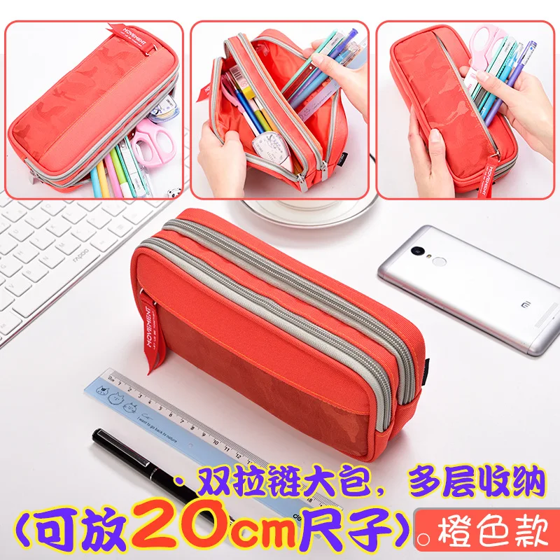 Pencil Cases Fresh and Lovely Cactus LargeCapacity Pencil Case Student