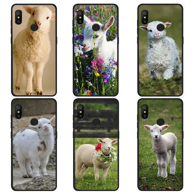 Мягкий ТПУ чехол для телефона EWAU sheep для Xiaomi Redmi Note 4 4X5 6 7 8 Pro 5A Prime