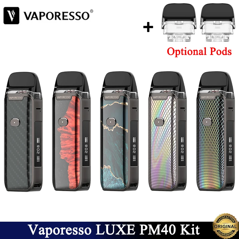 Tanie Oryginalny zestaw Vaporesso Luxe PM40 z 40W mod Vape 4ml Luxe PM40