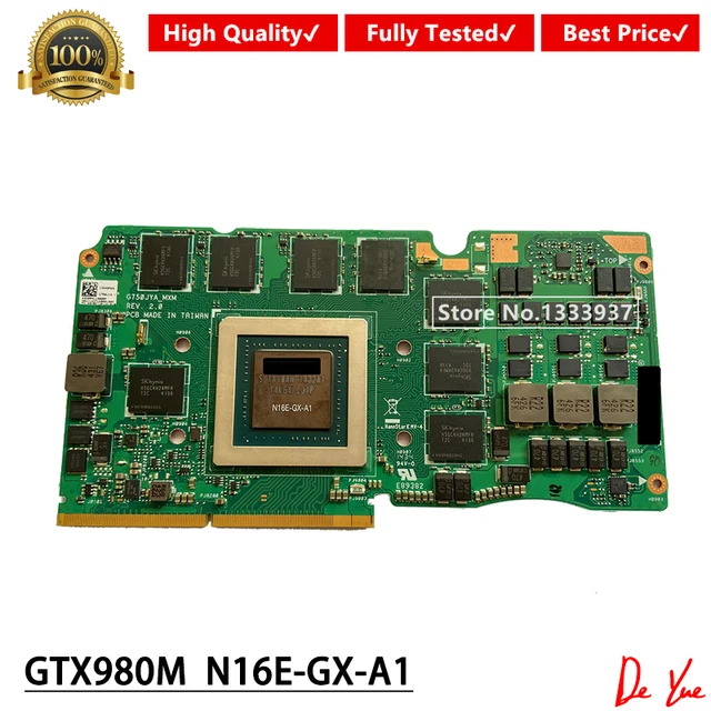 $US $227.70  For ASUS G750J G750JY G750JYA GTX 980M GTX980M N16E-GX-A1 DDR5 8GB VGA Video Graphics Card 100% Tes